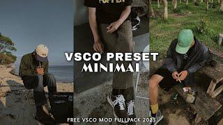 VSCO PRESET AESTHETIC || MINIMAL FILTER | VSCO MOD PRO FULLPACK 2023