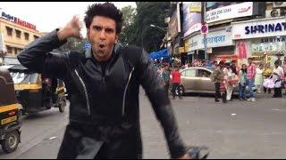 Ranveer Singh Dancing On Busy Street  #bangbang Challenge Completed