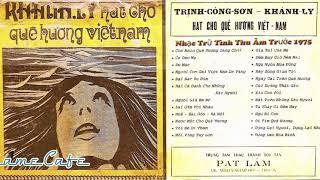 Hát cho quê hương Việt Nam 1 - Khánh Ly - Trịnh Công Sơn - Thu âm trước 1975 - La Madame Cafe