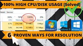 High Disk usage in Windows 10 [Solved] | LotusGeek