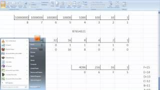 How to easily change hexadecimal or binary into decimal numbers