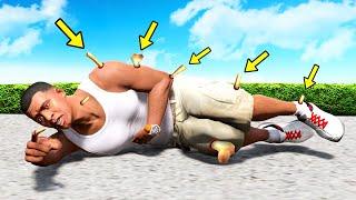 Franklin BROKE ALL of his BONES in GTA 5!