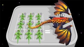 MERGE DRAGONS 3D - Dinosaur Games, Merge Master, Android Gameplay