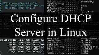 Install and Configure DHCP Server in Linux | CentOS and Red Hat Enterprise Linux 8