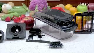 Fullstar's 4-in-1 Black Vegetable Chopper