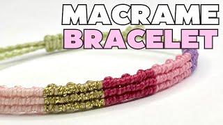 Macrame Bracelet Tutorial Easy