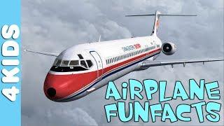 Airplane Fun Facts | Jets Planes Airplanes | JUNIORS TOONS