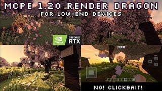RENDER DRAGON Best Realistic Shaders For Minecraft PE 1.20