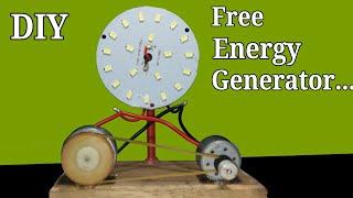 Free Energy Generator DC 12V LED Light 100%