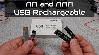 USB Charging Lithium Ion Batteries