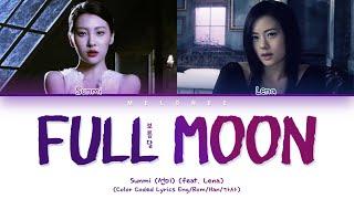 Sunmi (선미) (feat. Lena) - "Full Moon (보름달)" - [Color Coded Lyrics Eng/Rom/Han/가사]