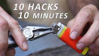 10 Survival and Bushcraft HACKS you probably didn't know!