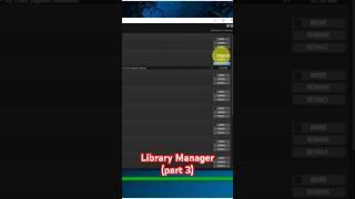 Steinberg Library Manager (part 3) #shorts