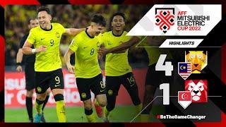 Malaysia 4-1 Singapore (AFF Mitsubishi Electric Cup 2022: Group Stage)