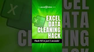 Data Cleaning in Excel  #shorts