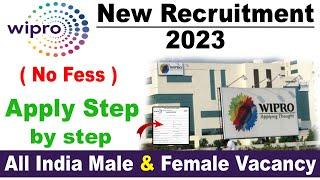 Wipro Recruitment 2023 Freshers | Work From Home | Wipro Job Apply 2023 | New Job 2023