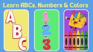 ABC Phonics, Numbers, Colors | Nursery Rhymes song for Kindergarten and Kids