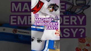 Is machine embroidery easy? #embroidery