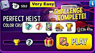 color crush rainbow perfect heist solo challenge | match masters | color crush solo today