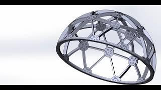 Модель геодезического купола