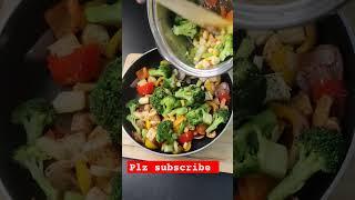 healthy vegetables salad broccoli paneer green vegetables #shorts