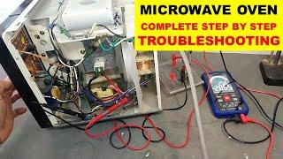 {887} microwave oven troubleshooting. how to repair microwave oven