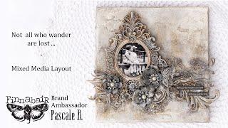 Wander - mixed-media canvas by Pascale B.