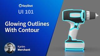 How to Get Started with KeyShot - Creating Glowing Outlines with Contour