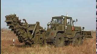 Война Украина путин Полковая землеройная машина.Машина для рытья котлаванов.