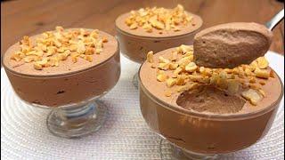 Do you have milk and chocolate? The best homemade dessert in 5 minutes! No baking or gelatin