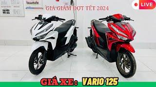 Giá xe Vario 125 mới nhất, giảm giá tết 2024 tại honda hồng đức 10