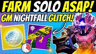 EARLY LOOT GLITCH! New SOLO LOTUS EATER Nightfall FARM & RITE OF THE NINE Dungeon CHEESE! Destiny 2