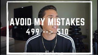 INCREASE YOUR MCAT SCORE FAST | MISTAKES TO AVOID ! *499 to 510*