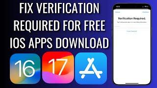 How To Stop Verification Required For Free iOS Apps Download