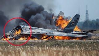 2 MINUTES AGO! The First F-16's Pilot shot down Russian Next-Gen SU-57 fighter jet over Moscow!