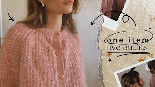 How To Style a Knit Cardigan | 1 item 5 ways