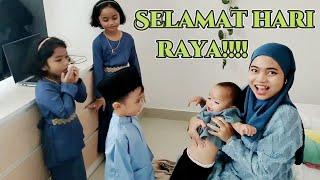 Raya pertama ,meriah walaupun terkejut sikit..haha