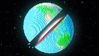 Cutting the EARTH in HALF! (Teardown)