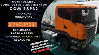 ESP32 - Transformando Ideias em Realidade - 2 Projetos com miniaturas e ESP32 -Passo a Passo abaixo.