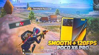 with fps meter poco x6 pro pubg | poco x6 pro pubg test #120fps| poco f6 vs poco x6 pro gaming test