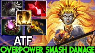 ATF [Dawnbreaker] Overpower Smash Damage Full Tanky Build Dota 2