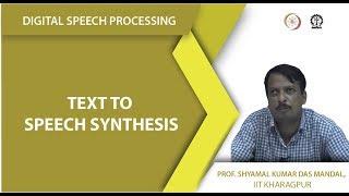 Text to Speech Synthesis