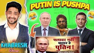 Russia Ukraine Fight - Putin is Pushpa?  (FUNNY NEWS)