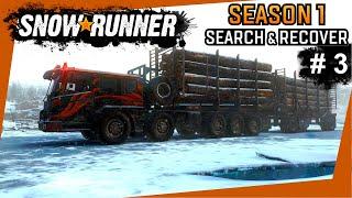 Mit 10 Tonnen Holz die Ice Road entlang - #snowrunner Season 1 - Kola #3 - Deutsch - [2024]