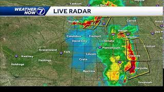 Tracking severe storms Saturday evening