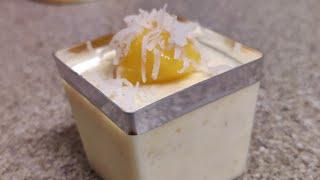 homemade peach and pear mousse easy and delicious