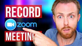 How to Record Zoom Conference Meetings (Local & Cloud Recording Tutorial)