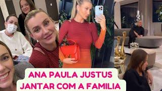 Roberto Justus Ana Paula Justus jantar em família