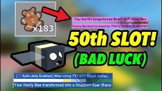 I Finally Bought The Last Slot !! (BAD LUCK INSTEAD) | Bee Swarm Simulator | Roblox