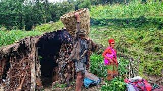 Organic Himalayan Traditional Nepali village life| primitive lifestyle| AncientvillageNepal